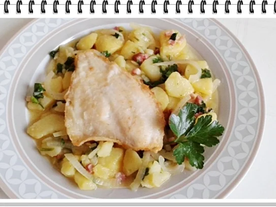 Gebratene Scholle  auf  bayerischem Kartoffelsalat - Rezept - Bild Nr. 40