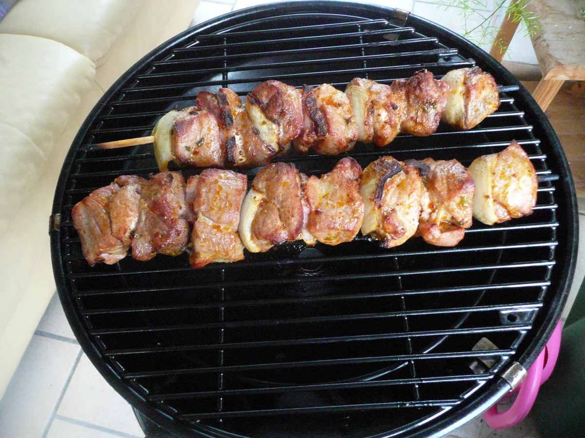 XXL Spieße + Lollo Bianco + Buchenblätter - Rezept - Bild Nr. 25