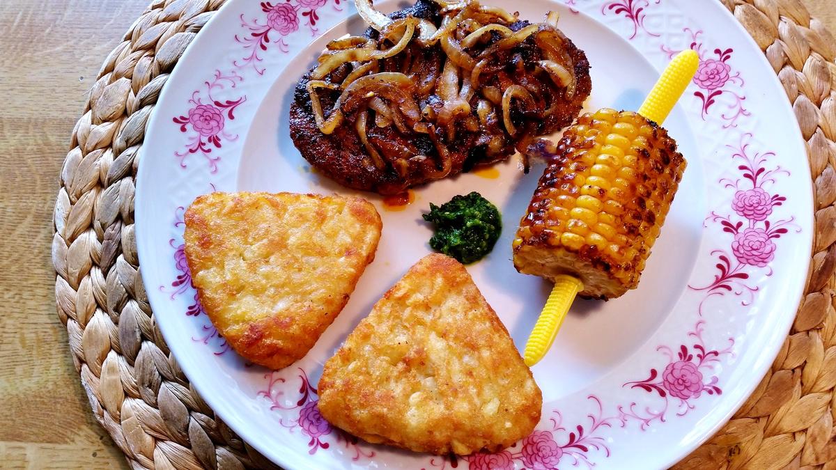 Zwiebelsteak vom Schweinenacken mit Maiskölbchen zum Abnagen - Rezept - Bild Nr. 30