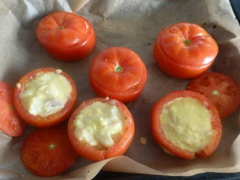 Tapa Fleischtomaten gefüllt mit Safran-Fischragout - Rezept - Bild Nr. 29