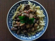 Hühnerherzen mit Champignons, Speck und Zwiebeln - Rezept - Bild Nr. 25