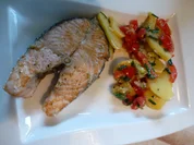 Lachskotlett mit Kartoffelsalat - Rezept - Bild Nr. 13
