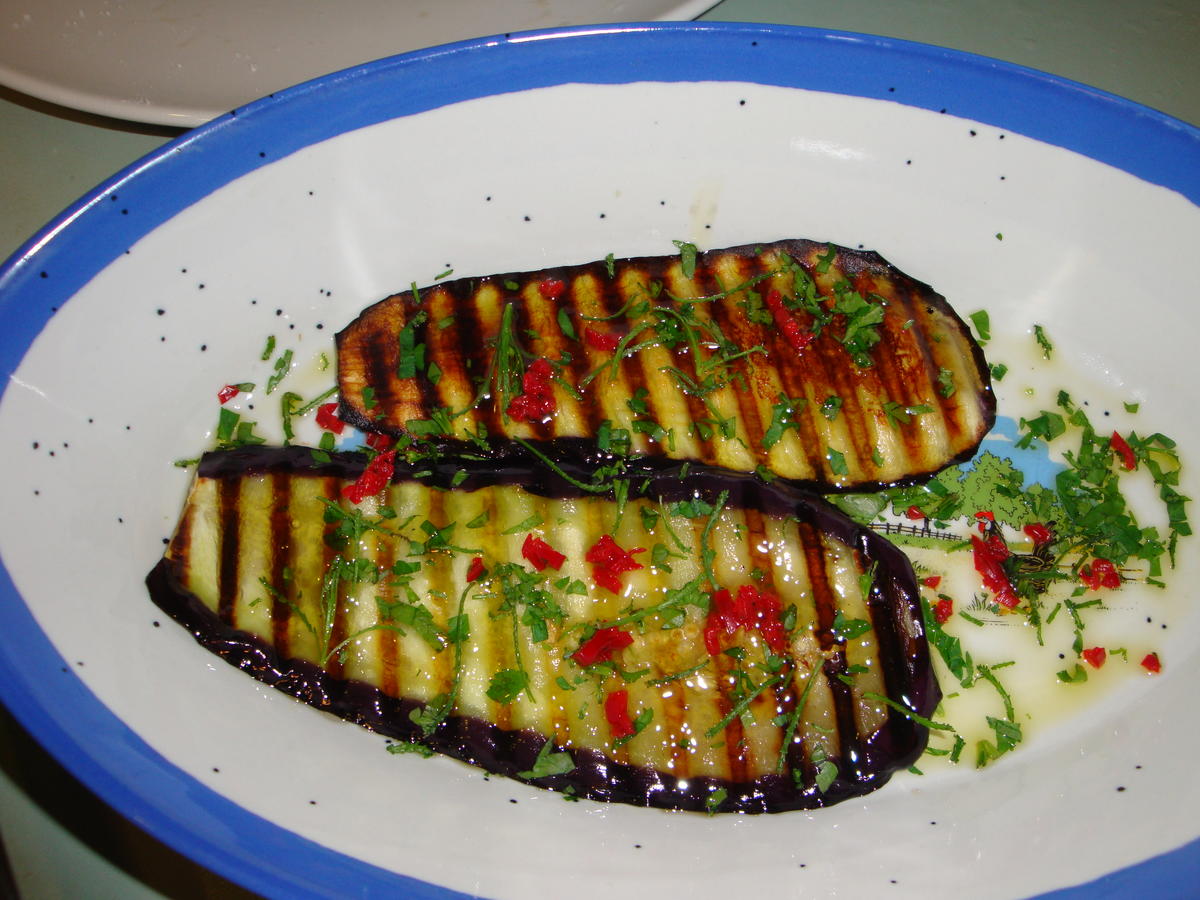 Aubergine gegrillt und eingelegt - Rezept - Bild Nr. 23