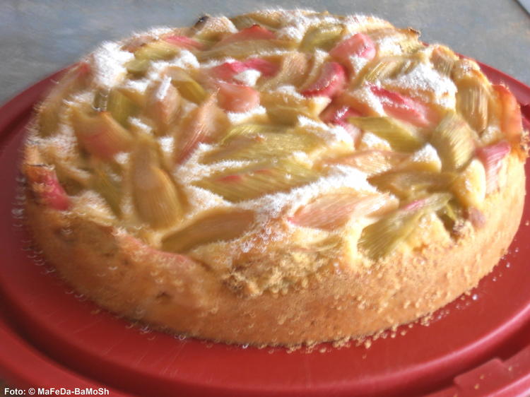 Rhabarber Joghurt Kuchen - einfach - von tigerlilly63