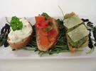 Bruschetta Variationen (Fetacreme, Basilikumpesto, Tomatenbruschetta) - Rezept - Bild Nr. 12