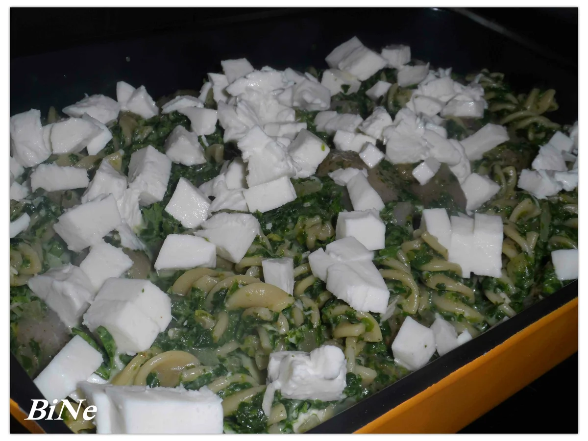 Rezept: BiNe` S HAEHNCHEN PASTA SPINAT AUFLAUF Bild Nr. 21 BiNe` S HAEHNCHEN PASTA SPINAT AUFLAUF - Rezept - Bild Nr. 21