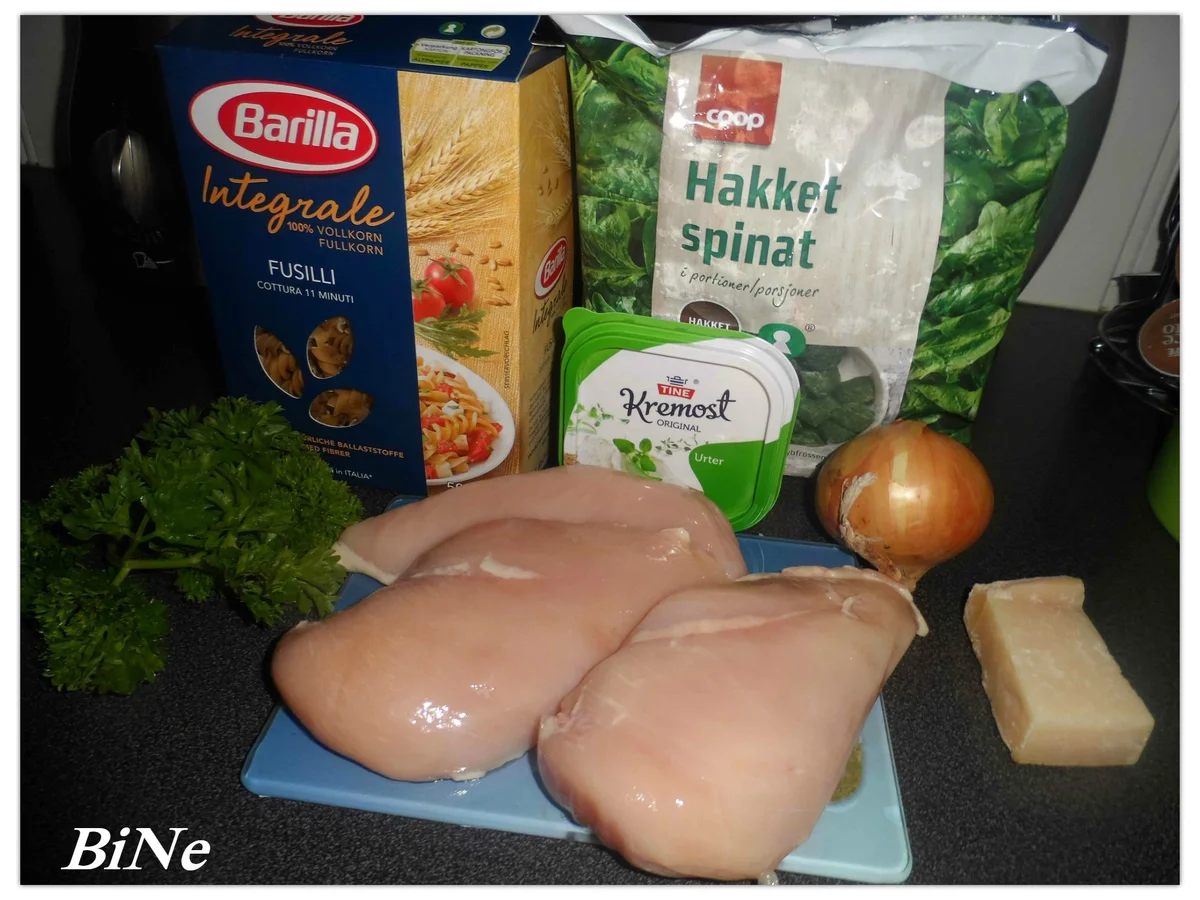 Rezept: BiNe` S HAEHNCHEN PASTA SPINAT AUFLAUF Bild Nr. 23 BiNe` S HAEHNCHEN PASTA SPINAT AUFLAUF - Rezept - Bild Nr. 23