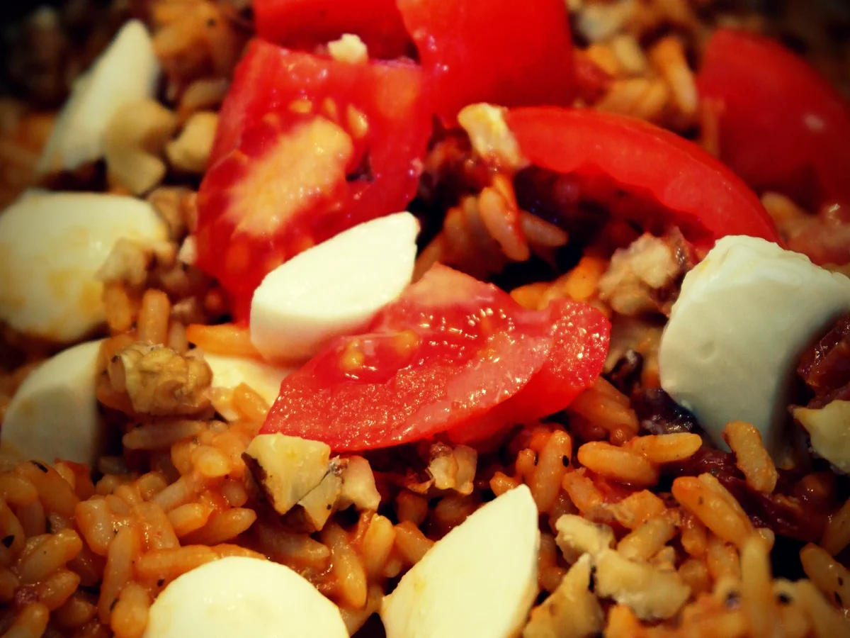 Vegetarischer Tomaten-Mozzarella-Reis - Rezept - Bild Nr. 8