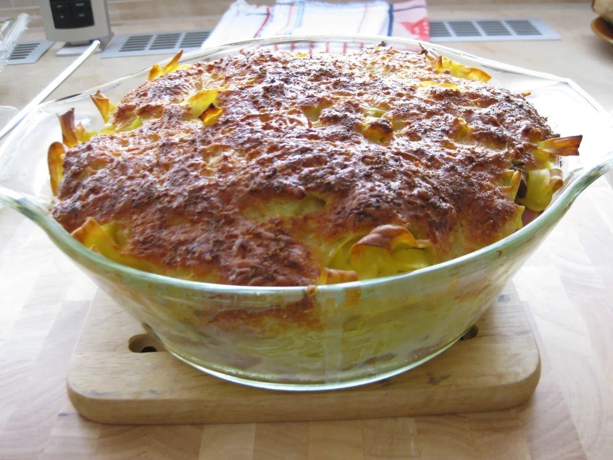 Bandnudelauflauf mit Schinken und Pfifferlingen - Rezept - Bild Nr. 18