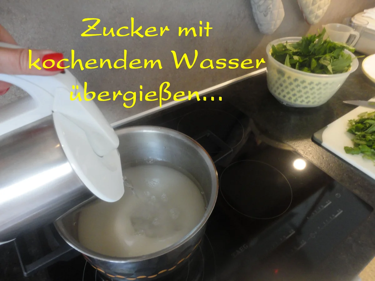 Zitronenmelissen Sirup - heiß angesetzt - Rezept - Bild Nr. 19