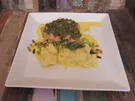 Rezept: Wildlachs mit Honig-Kräuterkruste und Safran-Schaum Bild Nr. 18 Wildlachs mit Honig-Kräuterkruste und Safran-Schaum - Rezept - Bild Nr. 18