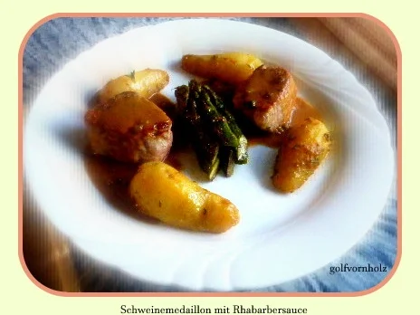 Schweinemedaillons mit Rhabarbersauce - Rezept - Bild Nr. 18