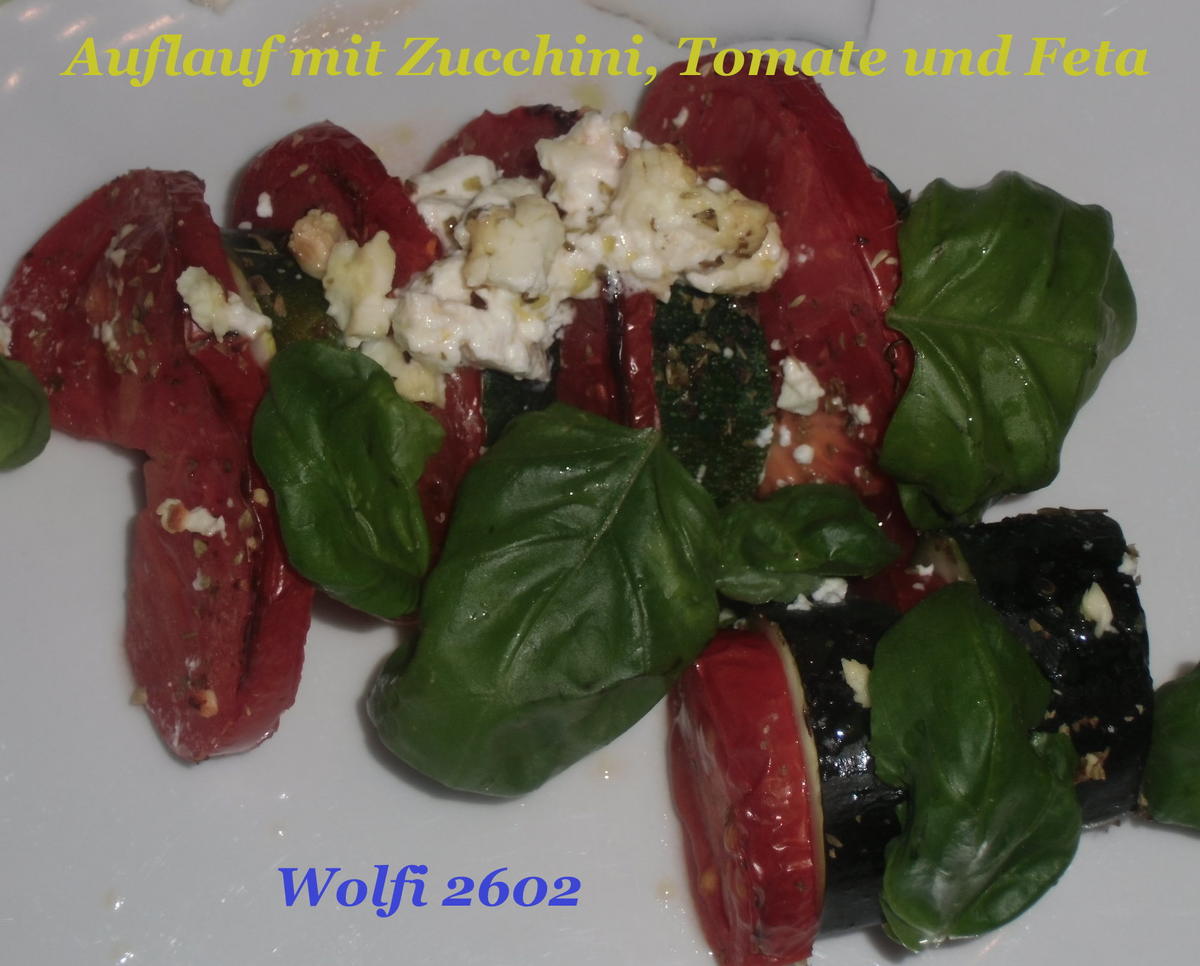 Vegetarisch : Auflauf mit Zucchini, Fleischtomate und Feta - Rezept - Bild Nr. 21
