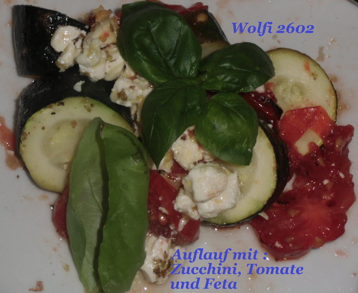 Vegetarisch : Auflauf mit Zucchini, Fleischtomate und Feta - Rezept - Bild Nr. 23