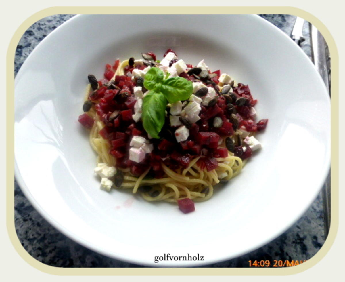 Spaghetti mit Rote Bete und Feta - Rezept - Bild Nr. 23