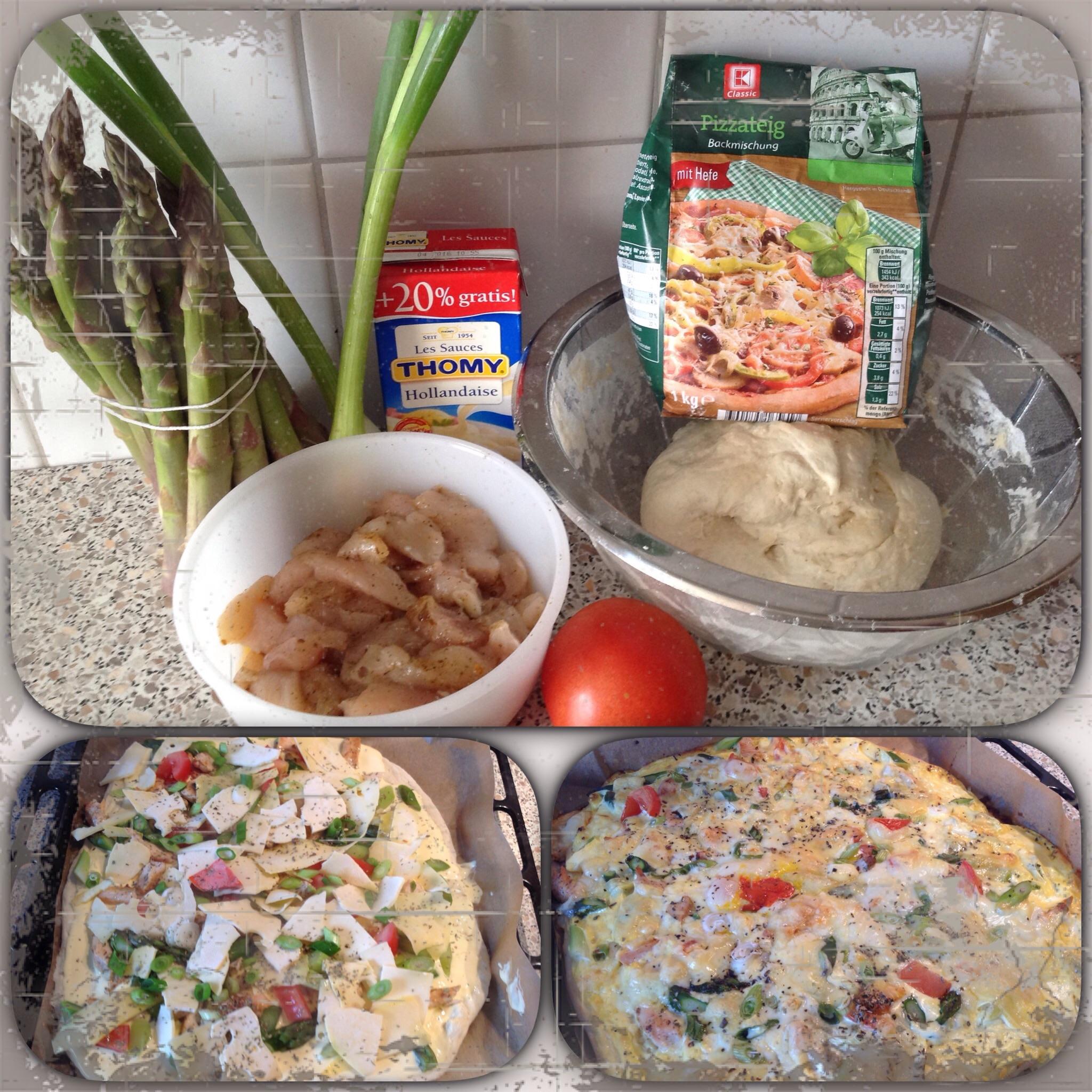 Bilder für Chicken-Holly-Pizza - Rezept