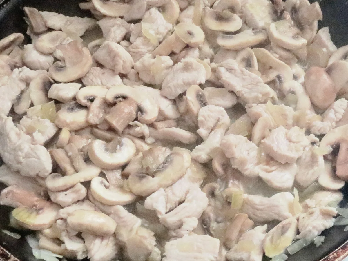 Kochen: Putengeschnetzeltes in Sahnesauce - Rezept - Bild Nr. 8