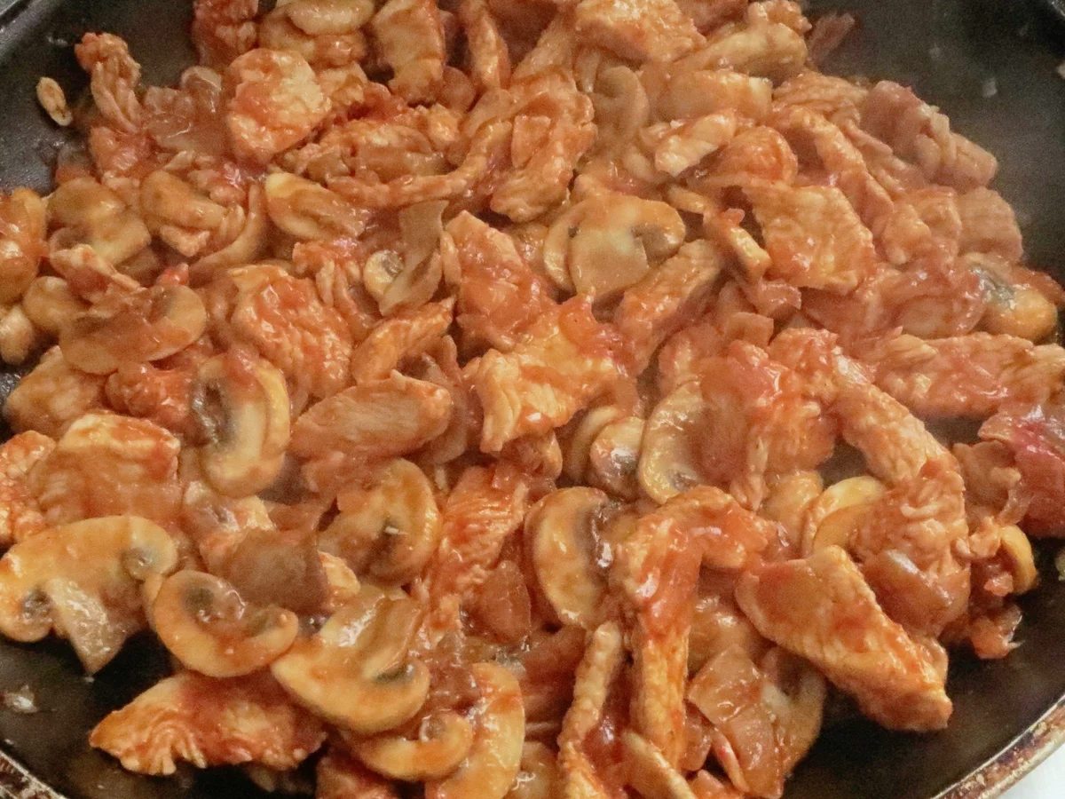 Kochen: Putengeschnetzeltes in Sahnesauce - Rezept - Bild Nr. 9