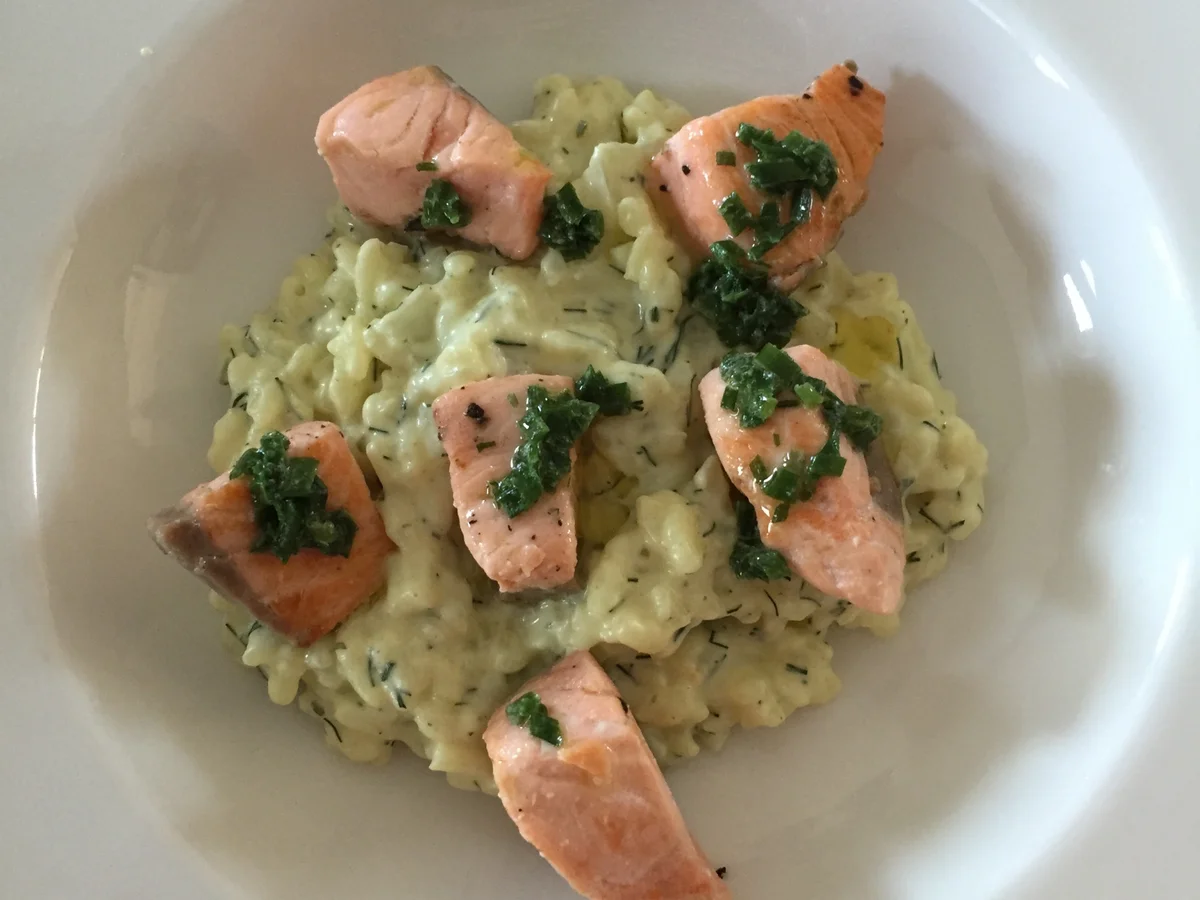 Risotto mit Lachs Rezepte