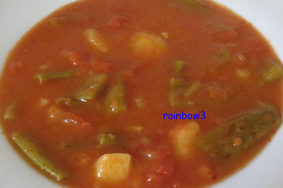 Kochen: Tomatensuppe mit Bohnen - Rezept - Bild Nr. 5