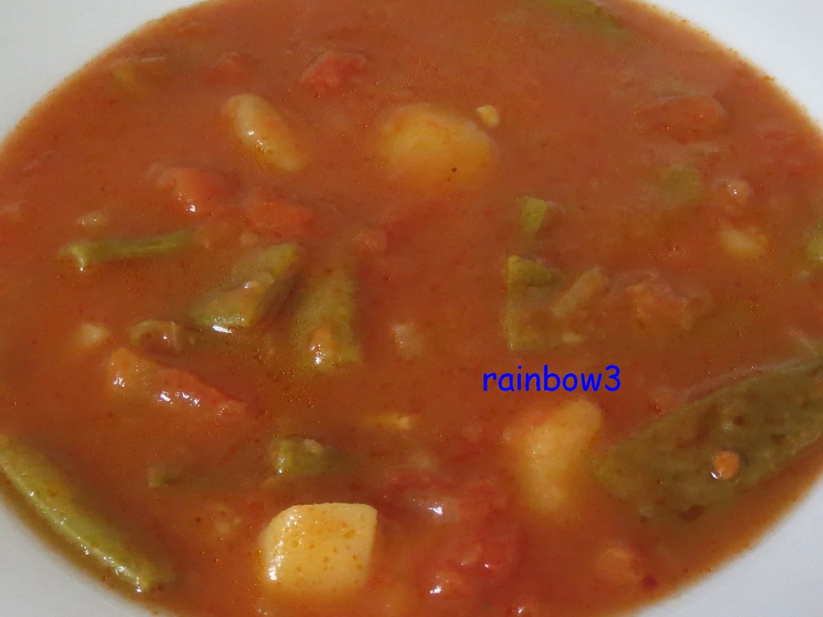 Kochen: Tomatensuppe mit Bohnen - Rezept - Bild Nr. 5