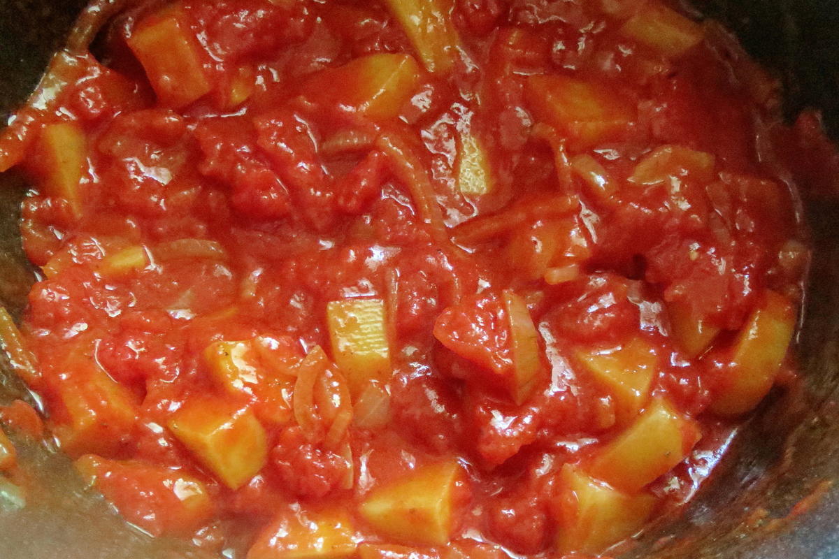 Kochen: Tomatensuppe mit Bohnen - Rezept - Bild Nr. 7