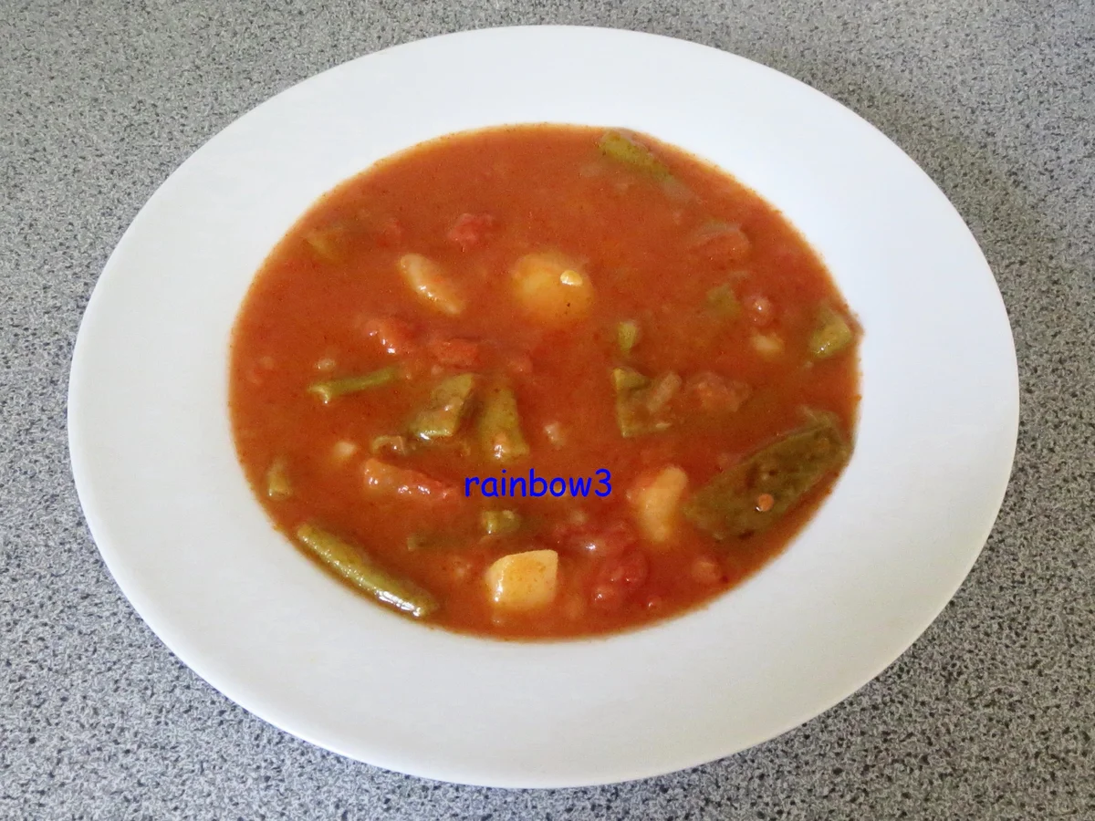 Kochen: Tomatensuppe mit Bohnen - Rezept - Bild Nr. 9
