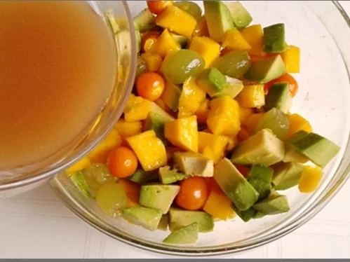 Fruchtiger Quinoa Salat nappiert mit süß-sauer Dressing - Rezept - Bild Nr. 36