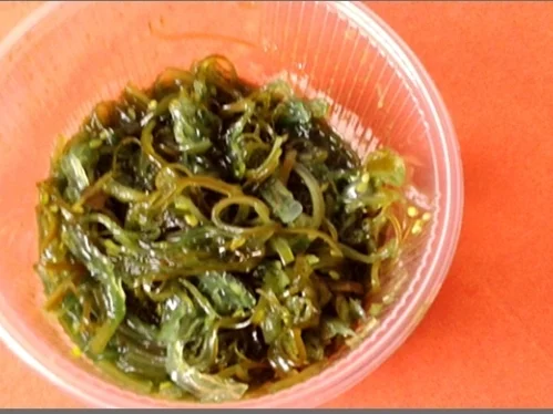 Rezept: Gebratene Jakobsmuscheln mit Wakame-Algensalat & Ingwerscheiben dazu Bild Nr. 20 Gebratene Jakobsmuscheln mit Wakame-Algensalat & Ingwerscheiben dazu - Rezept - Bild Nr. 20