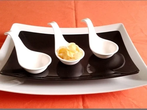 Rezept: Gebratene Jakobsmuscheln mit Wakame-Algensalat & Ingwerscheiben dazu Bild Nr. 24 Gebratene Jakobsmuscheln mit Wakame-Algensalat & Ingwerscheiben dazu - Rezept - Bild Nr. 24