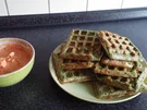 Spinatwaffeln mit Dip - Rezept - Bild Nr. 19