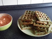 Spinatwaffeln mit Dip - Rezept - Bild Nr. 19