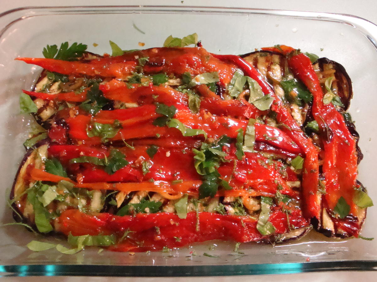 Antipasti gegrillt und eingelegt Paprika-Zucchini-Auberginen - Rezept - Bild Nr. 25