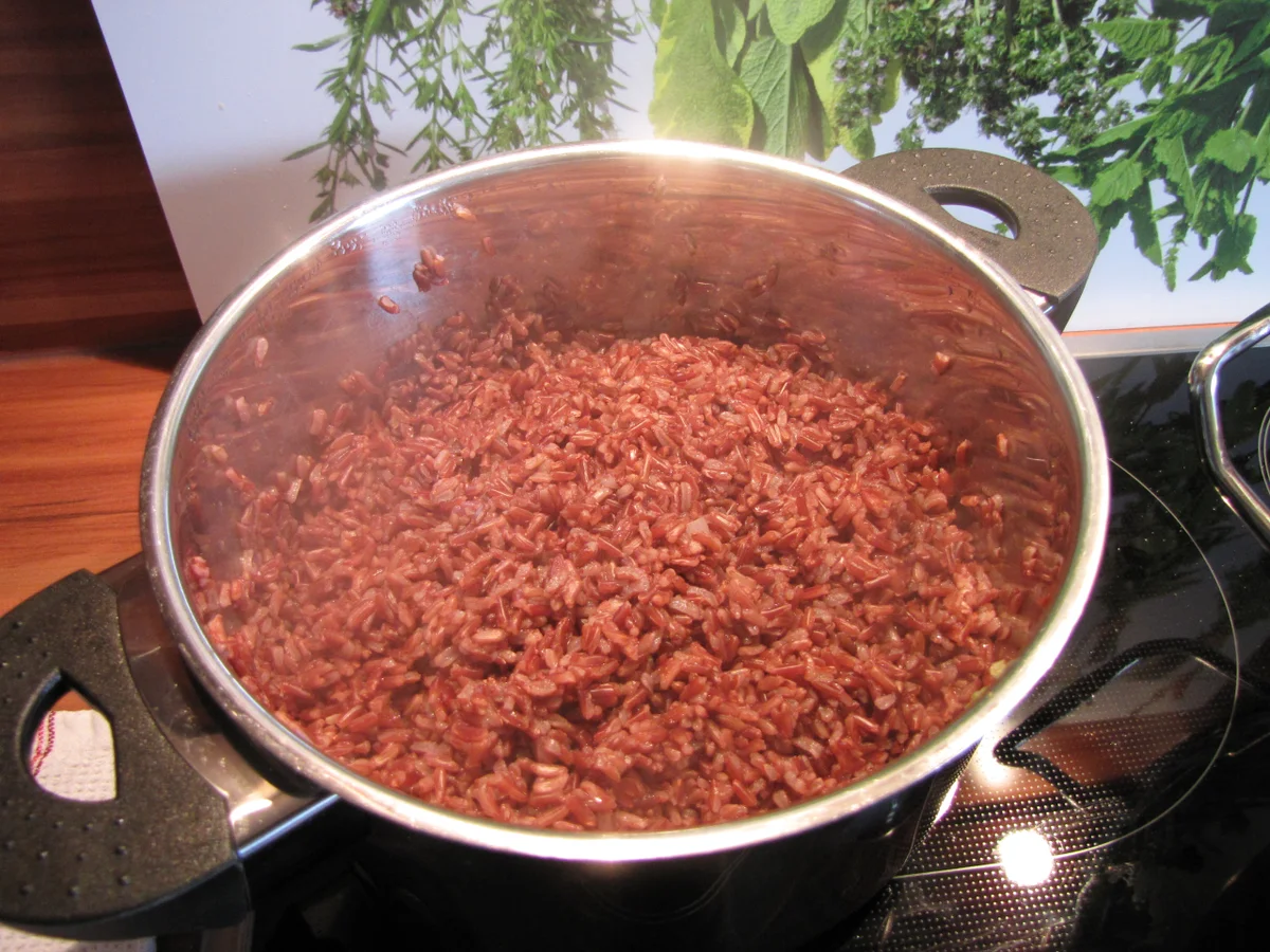 Thai Curry hot & spicy mit rotem Reis und Hähnchen - Rezept - Bild Nr. 26