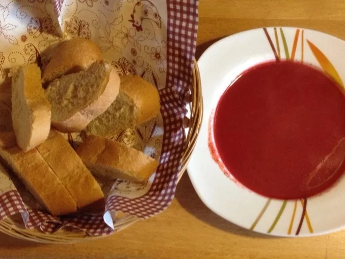 Rezept: Rote-Beete-Cremesuppe mit Orange Bild Nr. 25 Rote-Beete-Cremesuppe mit Orange - Rezept - Bild Nr. 25