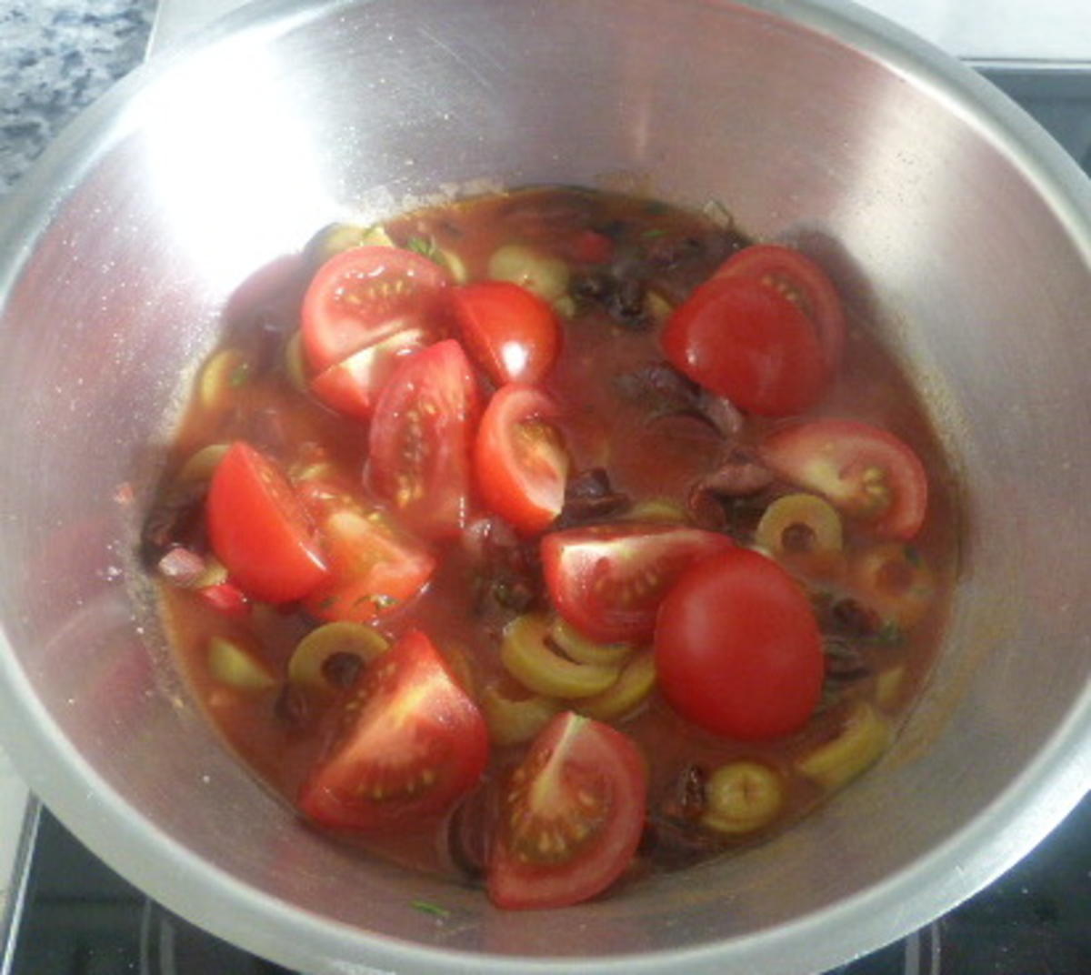 Zander mit Tomaten-Oliven-Ragout und Zucchini-Pappardelle - Rezept - Bild Nr. 27