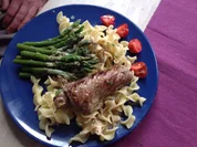 Kalbsschnitzelröllchen mit Grünem Spargel - Rezept - Bild Nr. 33