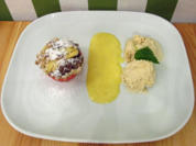 Apfelkuchen mit Vanille-Chardonnay-Zabaione, Eis - Rezept - Bild Nr. 51