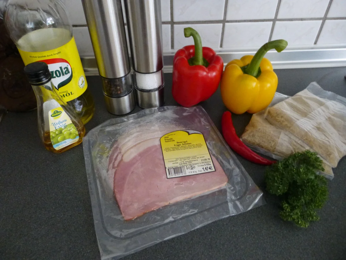 Rezept: Reissalat mit Kochschinken Bild Nr. 49 Reissalat mit Kochschinken - Rezept - Bild Nr. 49