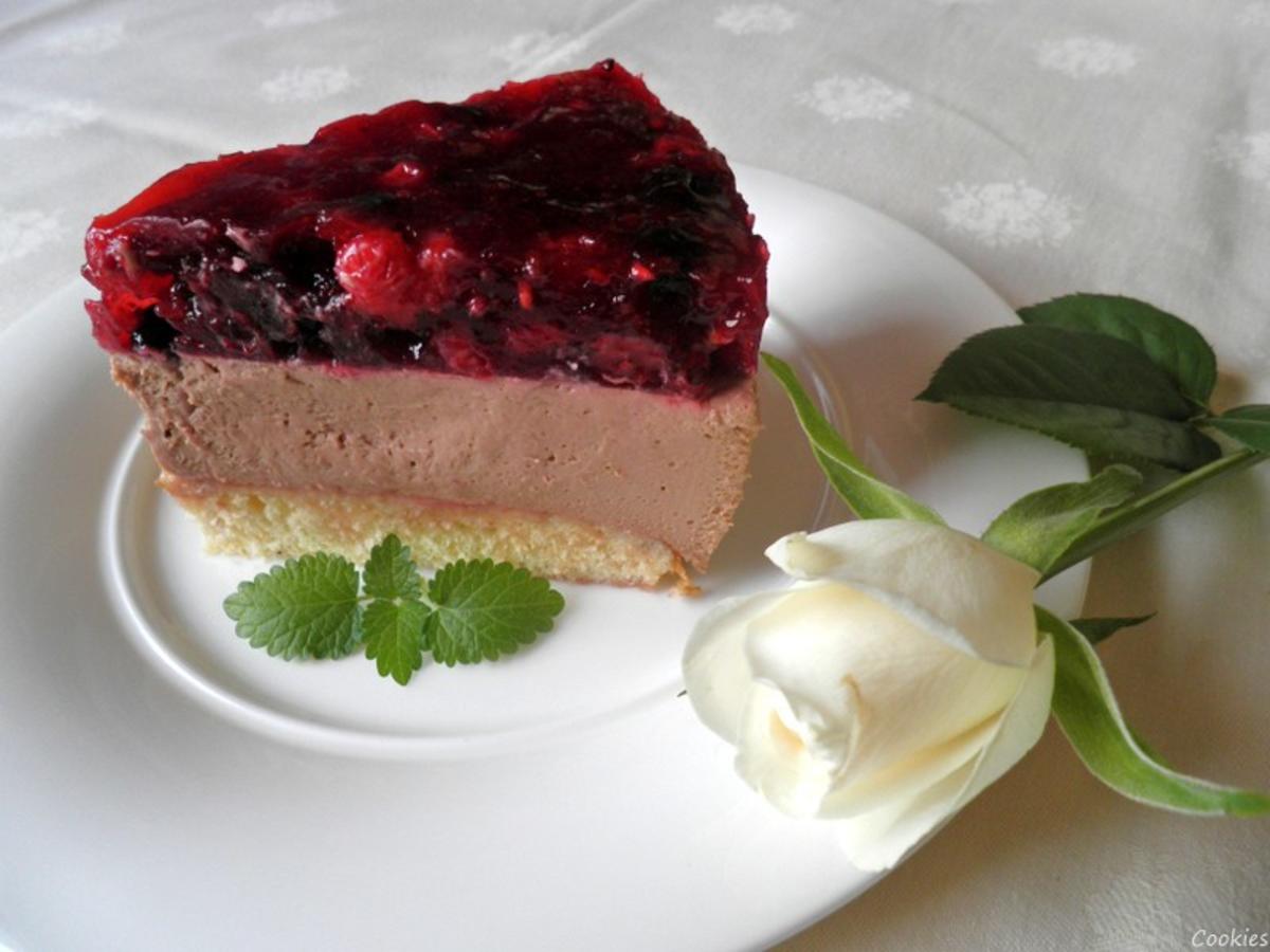 Bilder für Kleine Beeren - Schoko - Mascarpone - Torte - Rezept