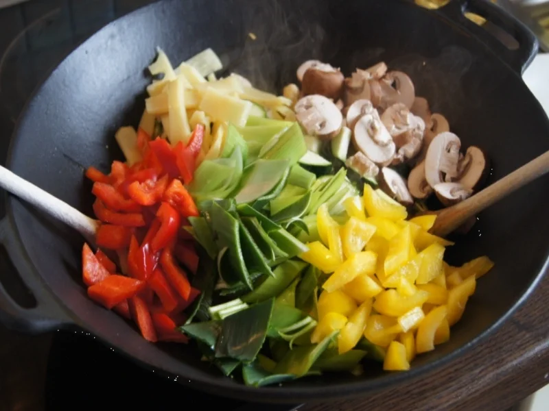 Gemüsewok mit Steak - Rezept - Bild Nr. 70