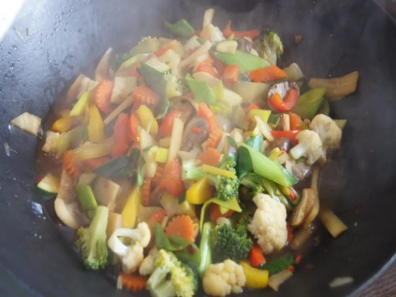 Gemüsewok mit Steak - Rezept - Bild Nr. 72