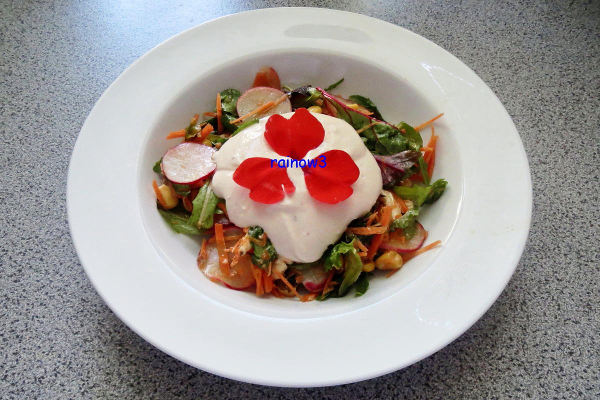 Salat: Bunter Rohkost-Salat mit Joghurt-Dressing - Rezept - Bild Nr. 77