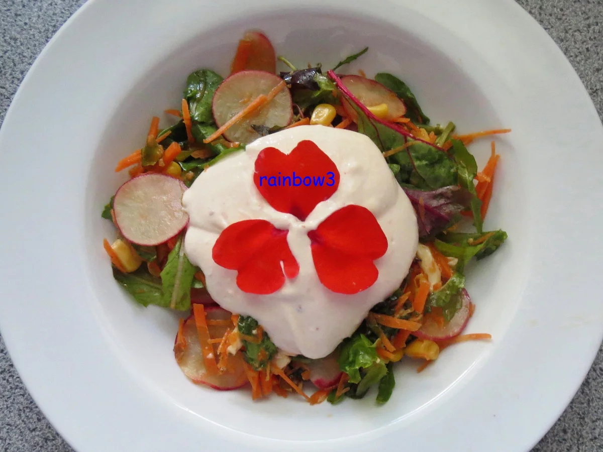 Salat: Bunter Rohkost-Salat mit Joghurt-Dressing - Rezept - Bild Nr. 78
