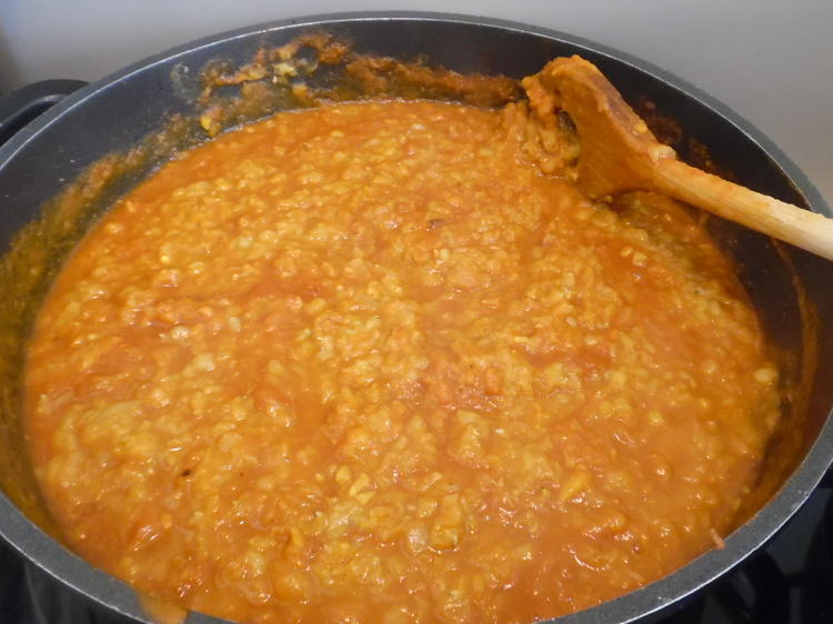 Curry aus roten Linsen Masoor Dhal - einfach - von barbara62