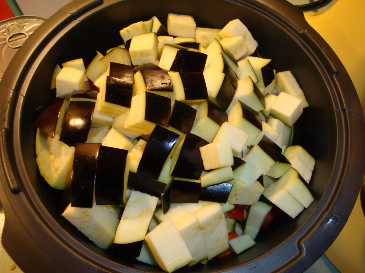 Gemüse Frittata mit Aubergine-grünem Spargel-Zucchini & rotem Paprika - Rezept - Bild Nr. 125