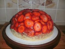 Biskuit Obstboden dick & Erdbeer Torte oder Kuppel - Rezept - Bild Nr. 123