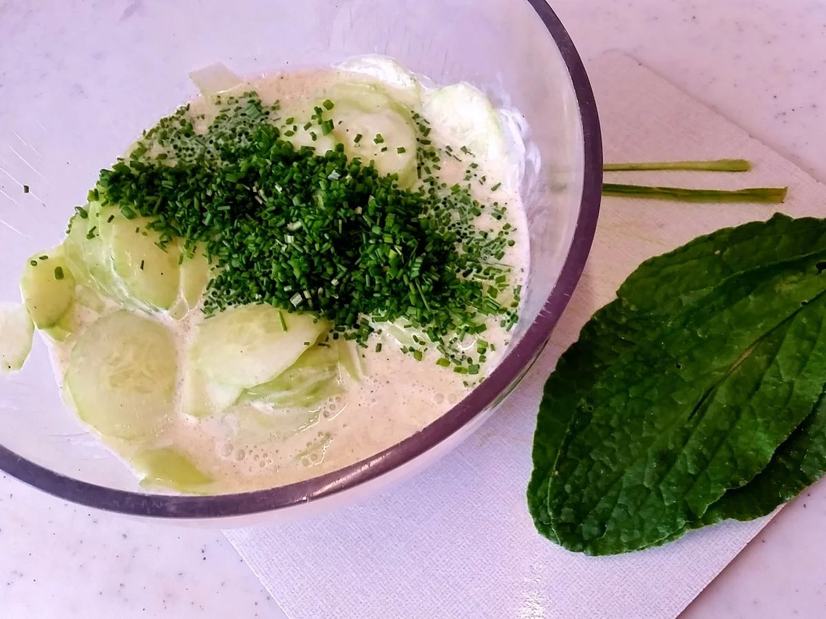 Rezept: Salat von grüner Gurke Bild Nr. 186 Salat von grüner Gurke - Rezept - Bild Nr. 186