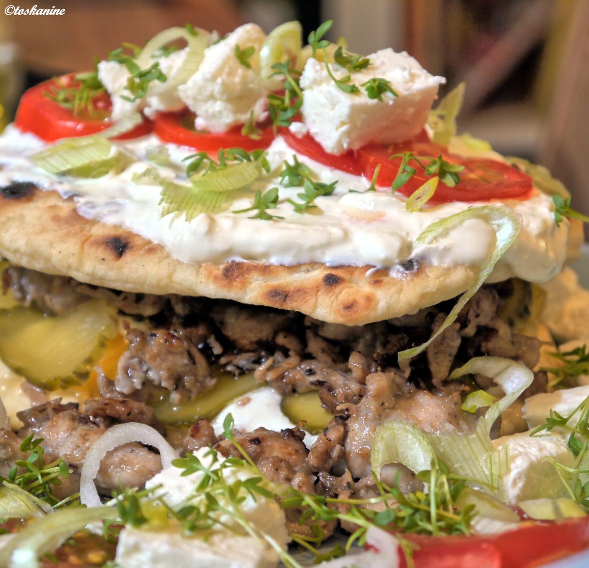 Naan-Burger mit Curry-Chicken - Rezept - Bild Nr. 188