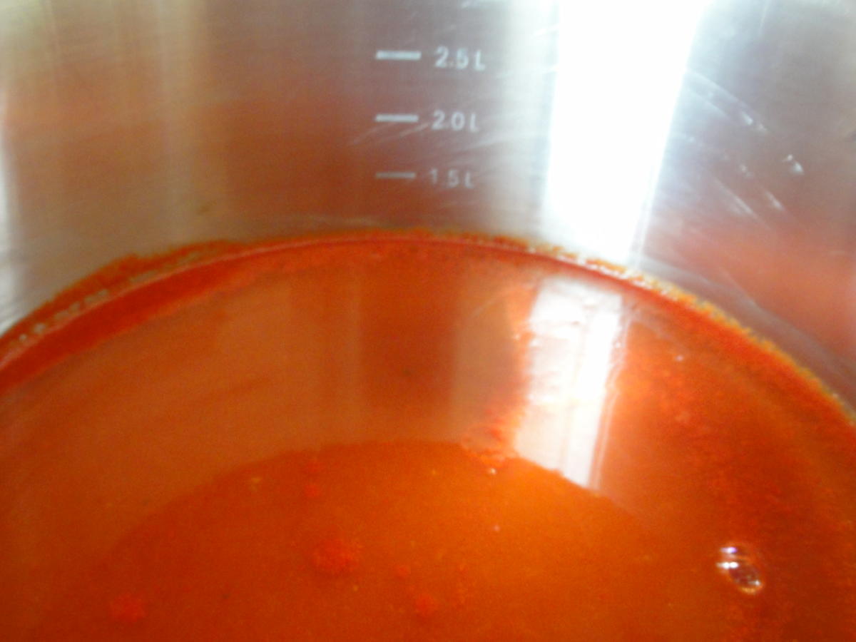 Suppe:   TOMATENSUPPE pikant - Rezept - Bild Nr. 188